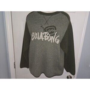 Vintage Wool Blend Sweater Grunge Skate Billabong Men's M Japan Made Big LOGO
